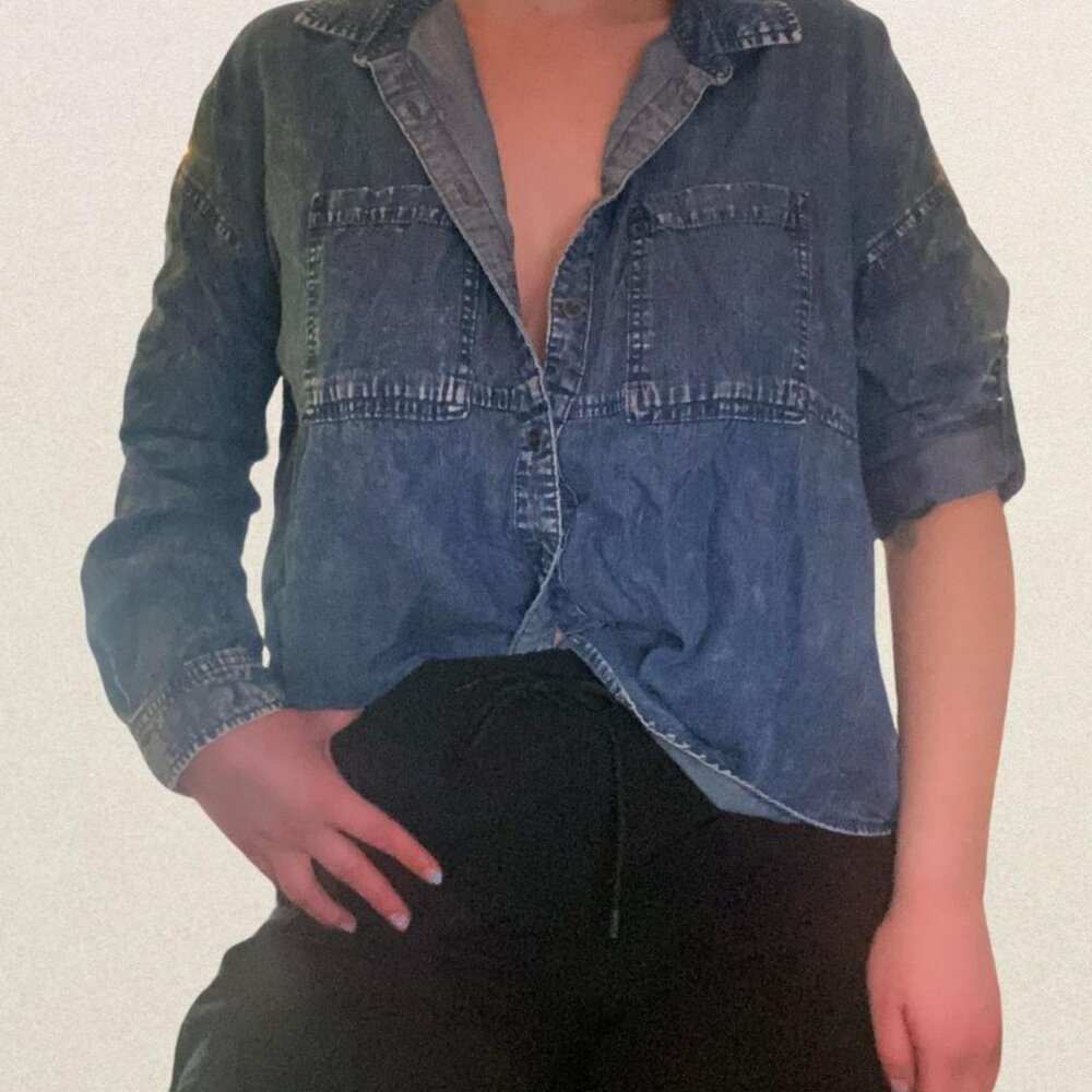 Buckle Acid Wash Shirt